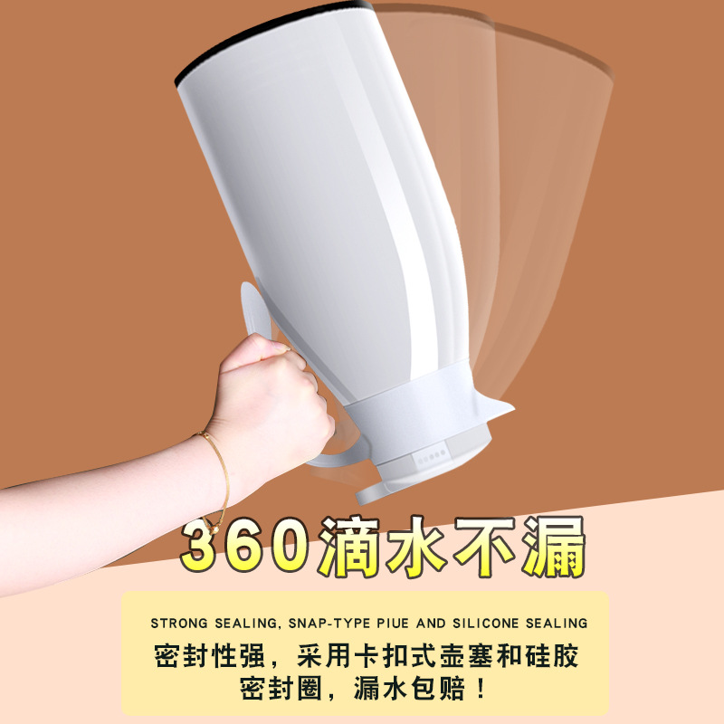 New Style Simple Thermos Large Capacity Student Dormitory Hot Water Bottle Heat Preservation Kettle Household Thermos Bottle Thermos