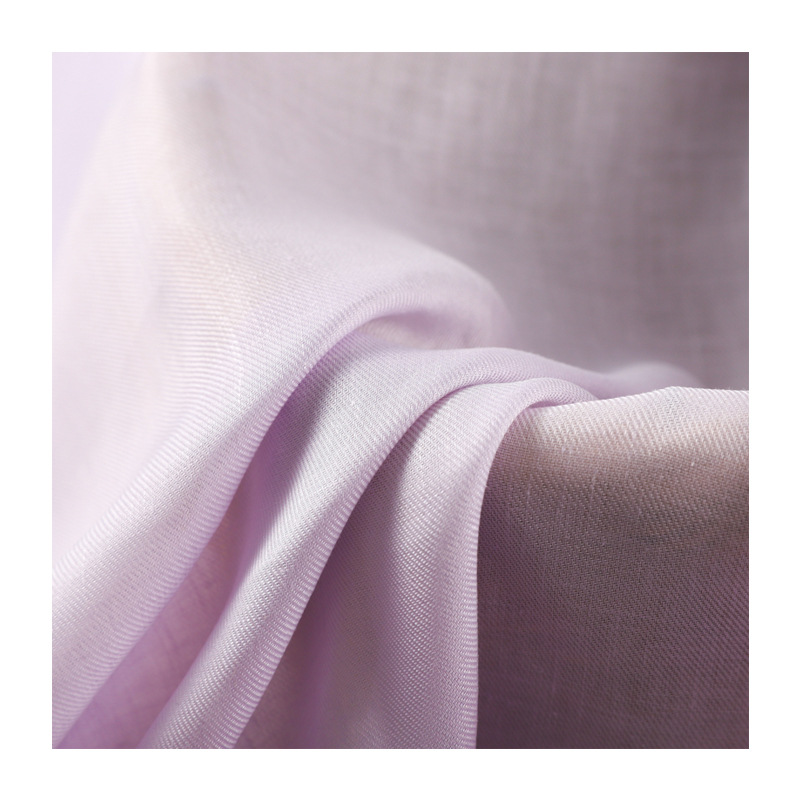 tencel Lyocell Linen Interwoven Twill Shirt Fabric Spring and Summer Lightweight Breathable Dress tencel Fabric