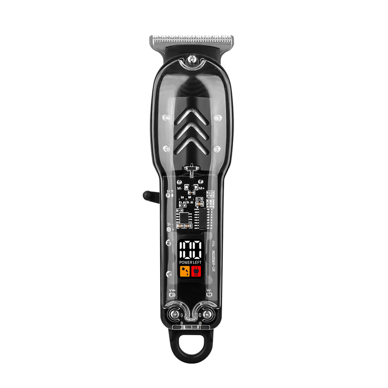 Transparent Hair Clipper Electric Clipper for Hair Salon Special Hair Clipper Electric Clipper Hair Clipper Artifact for Self-Cutting Hw-Tj007