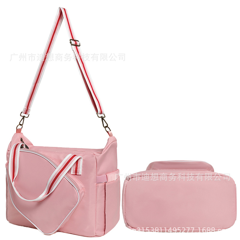 Peak Ball Bag 2025 Pink High Color Value New Large Capacity Crossbody Ball Bag with Independent Shoe Warehouse Portable Training