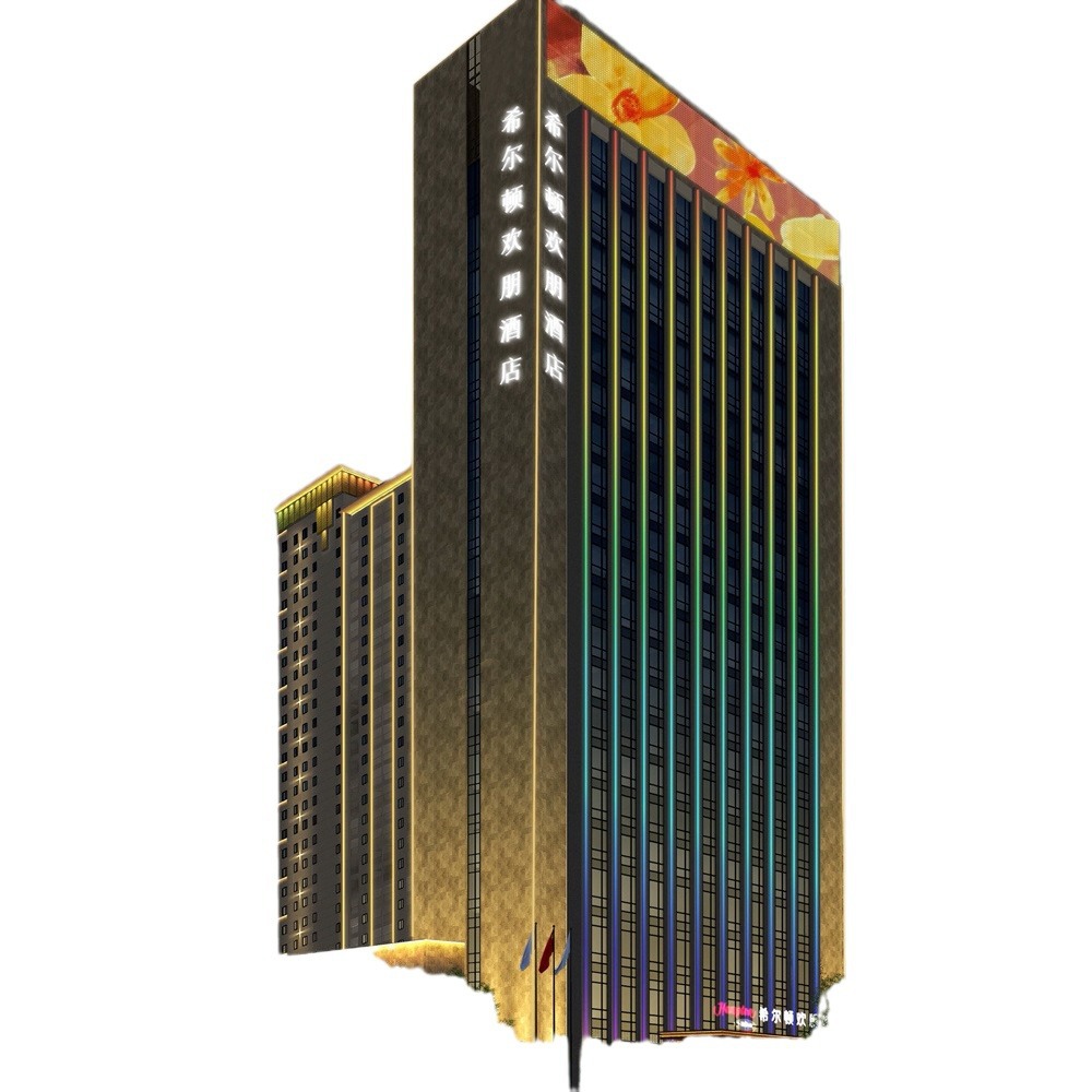 Hotel Lighting Design Urumqi Hilton Huanpeng Hotel Architectural Lighting Design Lighting Design Company