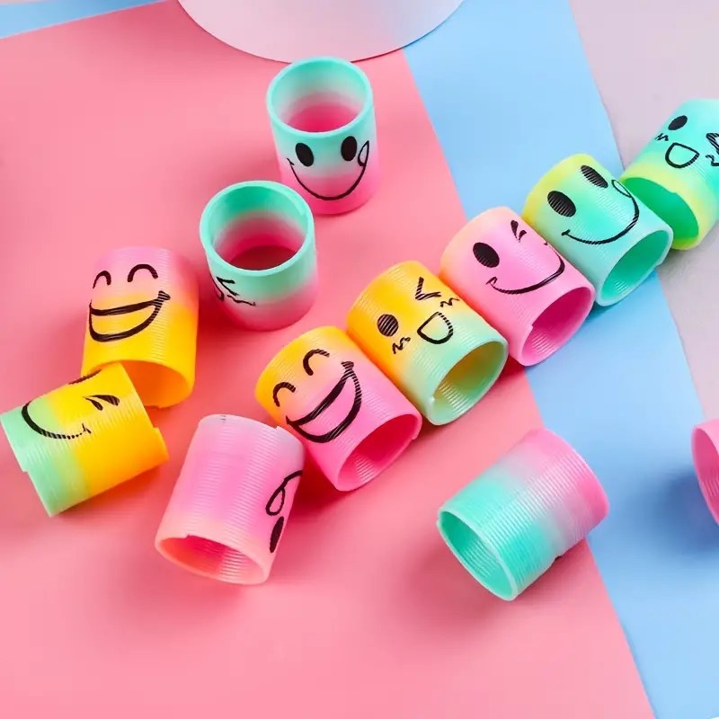 Кросс-Бордер Радужный Круг Улыбка Эмоциональный Круг Детская Образовательная Весенний Круг Игрушка Иу Оптовый Подарок Уличная Торговля