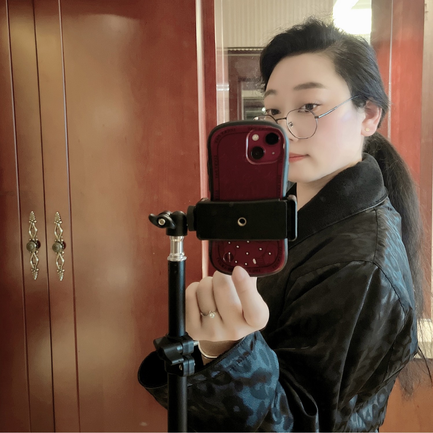 High-End Lady's Classic Black Leopard Print Nightgown Intercontinental Hotel Bathrobe Home Double-Layer Couple Spring Autumn Winter Dressing Gown