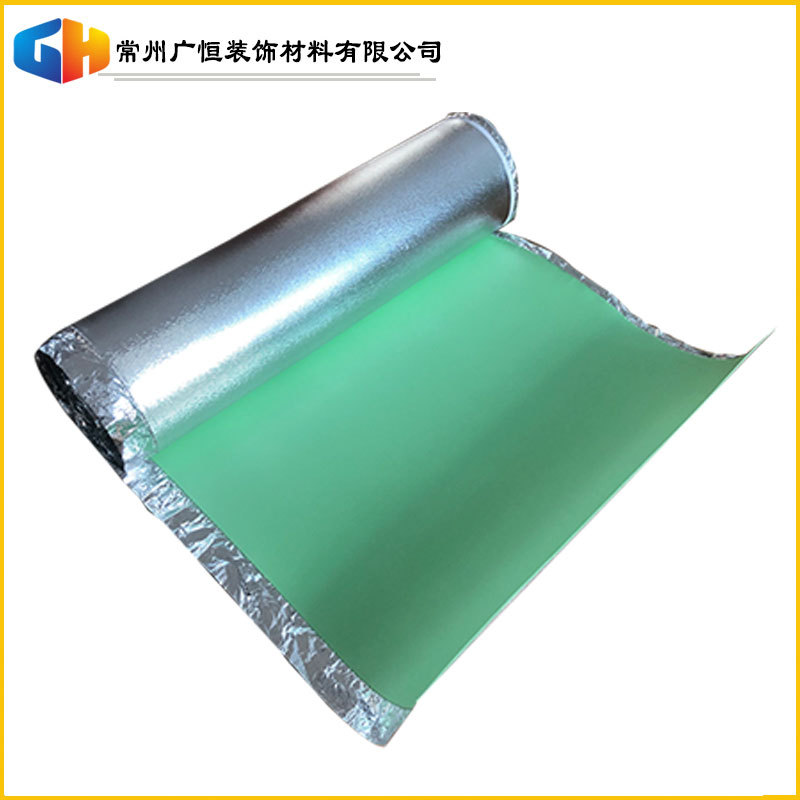 2MM3MM Orange IXPE Aluminum Coated Film Non-floor Heating Geothermal Floor Film Wooden Floor Moisture-proof Film Silent Mat Silver Film