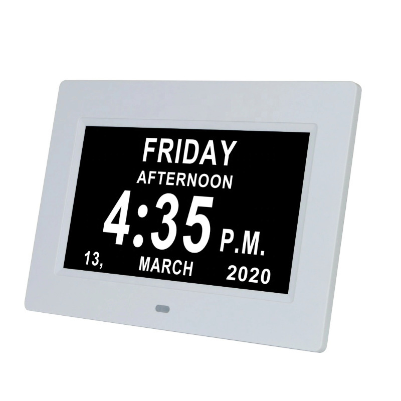 Low-cost gifts 7-inch 8-inch clock machine Amazon alarm clock LED screen for the elderly to take medicine to remind the amount of walking in many languages