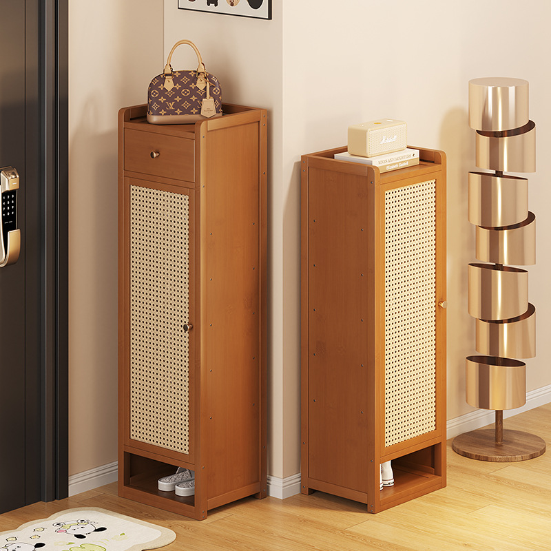 New Style Multi-Layer Shoe Cabinet for Home Entrance, New Chinese Style with Drawer, Easy Installation