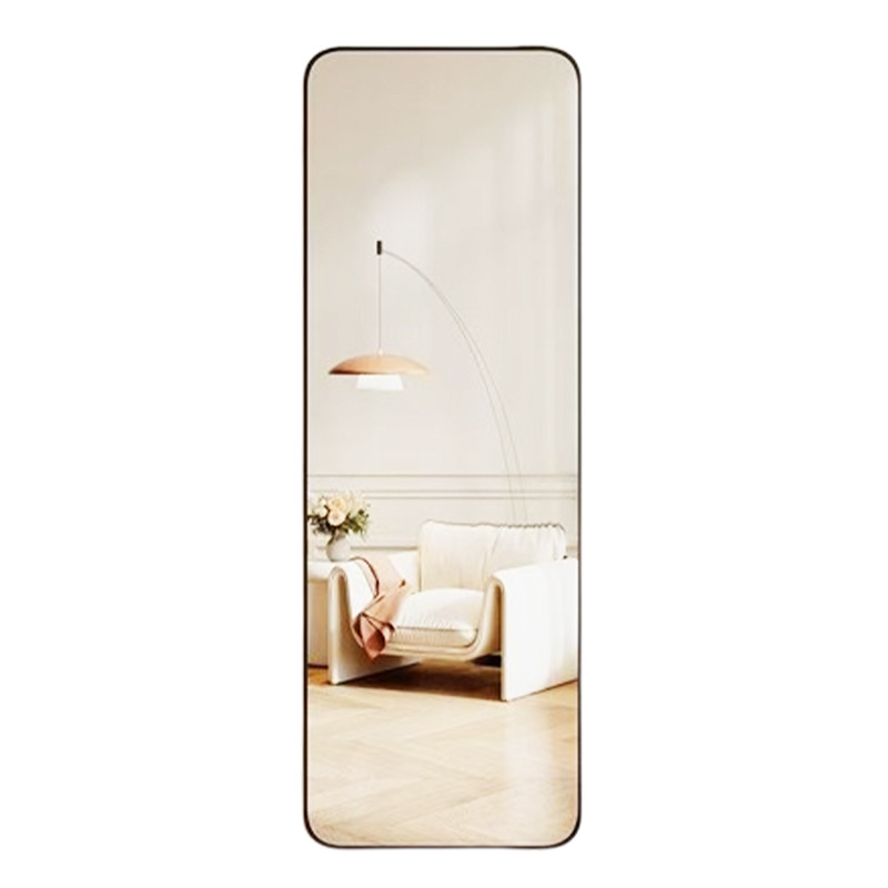 Manufacturer Wholesale Dressing Mirror Wall-Mounted Fitting Mirror Internet Celebrity Full-Length Mirror Dormitory Bedroom Wall-Mounted Glass Mirror