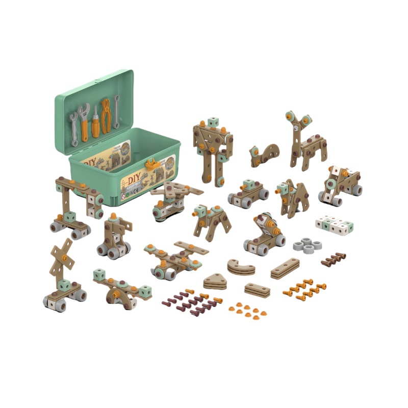 Children's Repair Tool Box Set Electric Drill Screw Electric Screw Removal Assembly Boy Baby Educational Toy