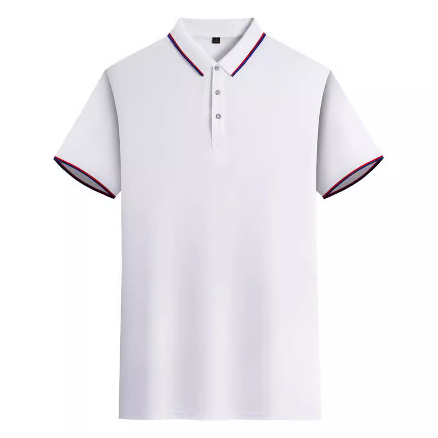 Polo shirt custom lapel work clothes cultural enterprise short sleeve cotton t-shirt advertising logo printing embroidery wholesale