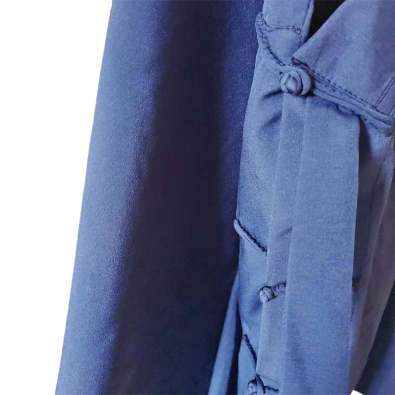 Tianshi Hao Li Taoist Taoist priest costume men's and women's Taoist robe robe short robe Taoist suit short jacket buckle short suit thin high-performance