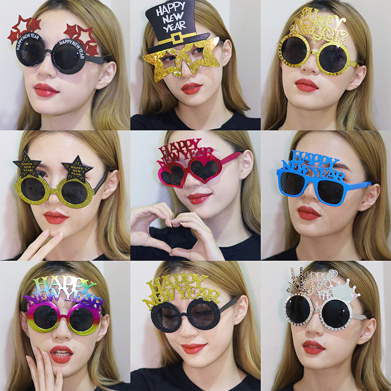 Новые смешные очки на Новый год реквизит для вечеринки