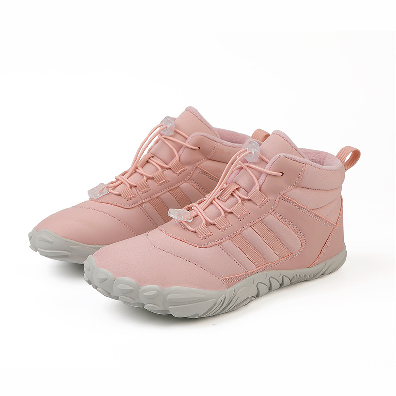 Зимние хлопковые ботинки для пар, утепленные флисом, для активного отдыха на улице, противоскользящие, водонепроницаемые