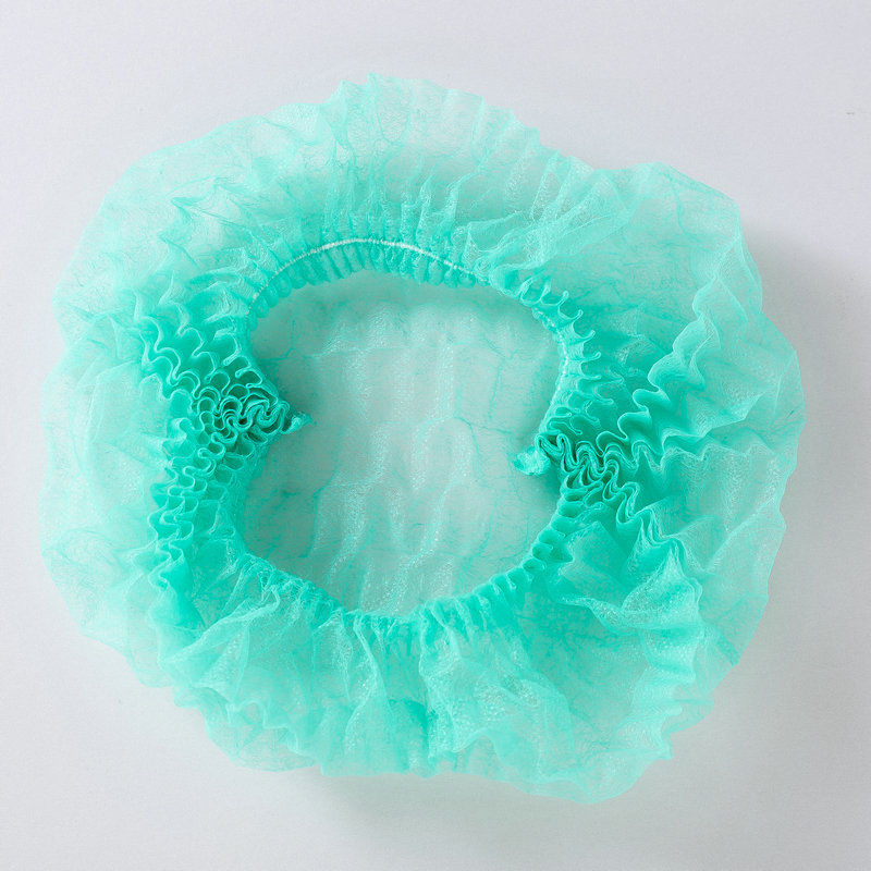 Disposable Headgear Non-woven Strip Cap Food Factory Workshop Dustproof Breathable Non-woven Headgear Strip Cap Hair Net
