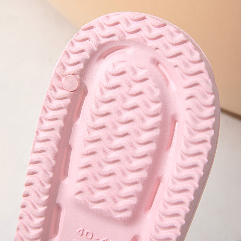 Thick-Soled Slippers for Women, Summer Outer Wear, Soft-Soled, Lightweight, Home Use for Couples, Indoor Simple Sandals for Men