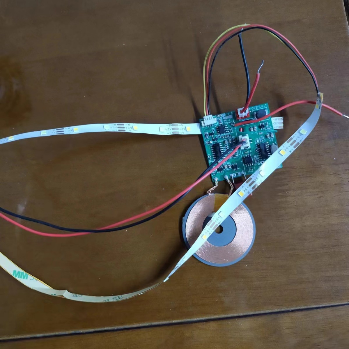 Bedside Table Dressing Table Dressing Table 15W Wireless Charging Module Accessories Bluetooth Speaker Filling Light Strip Wireless Charging