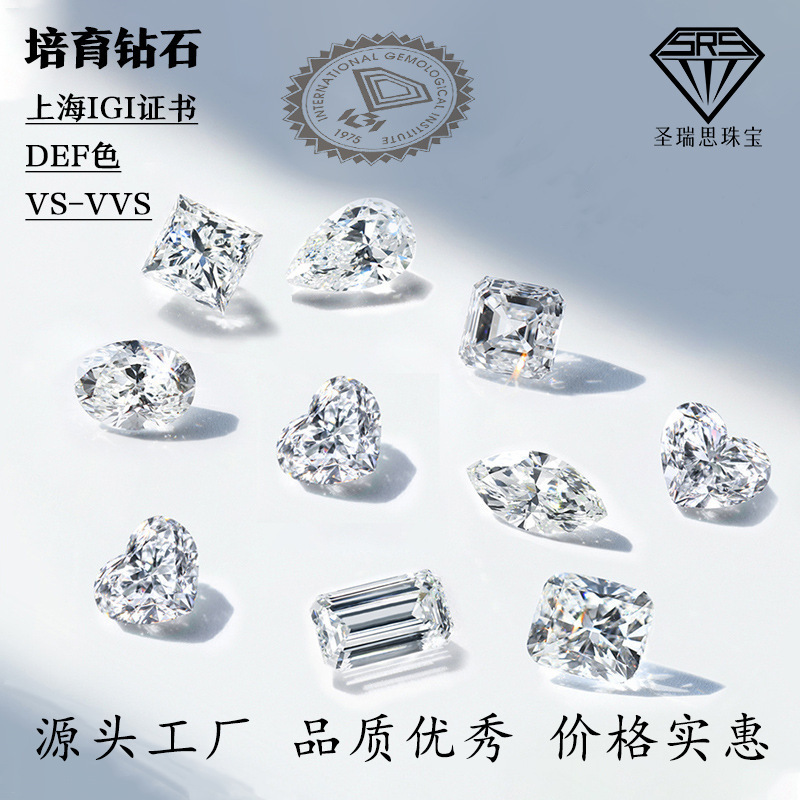 Customized Loose Diamond Rings, Cultivated Diamond Jewelry, Customized Source Factory Igi Proposal Anniversary Rings, Carat Diamonds