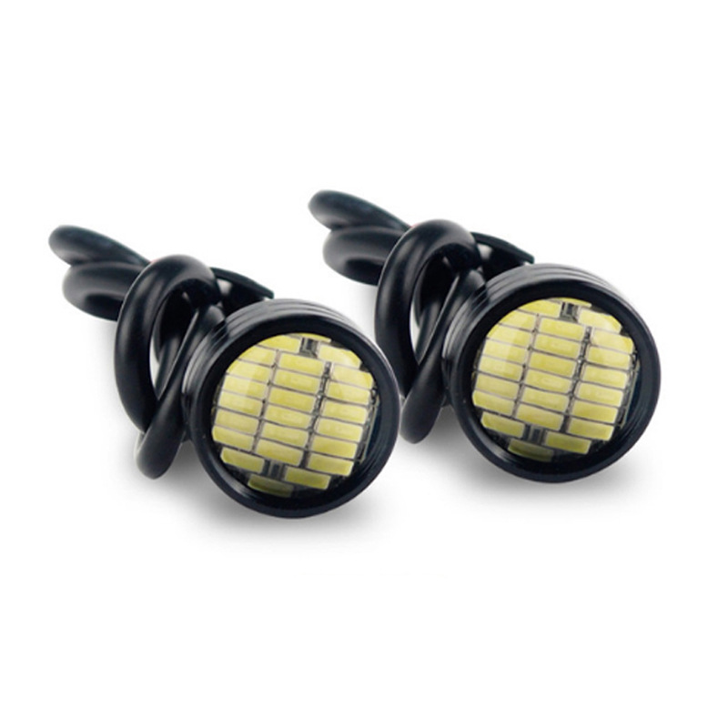 Car LED Eagle Eye Light Daytime Light with Steering Bright Waterproof 12v24v Rogue Reversal Light Underwater Kay