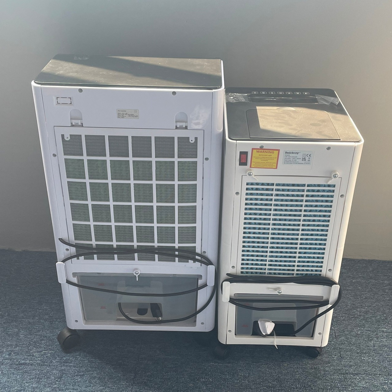 Cross-border export household air conditioning fan cooling fan electronic remote control 8L drawable water tank large area air supply timing function