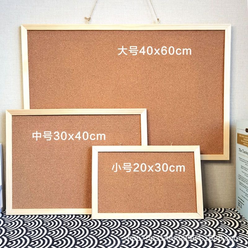 ins cork board Photo Wall felt plate self adhesive wall sticker background wall display message board cork board