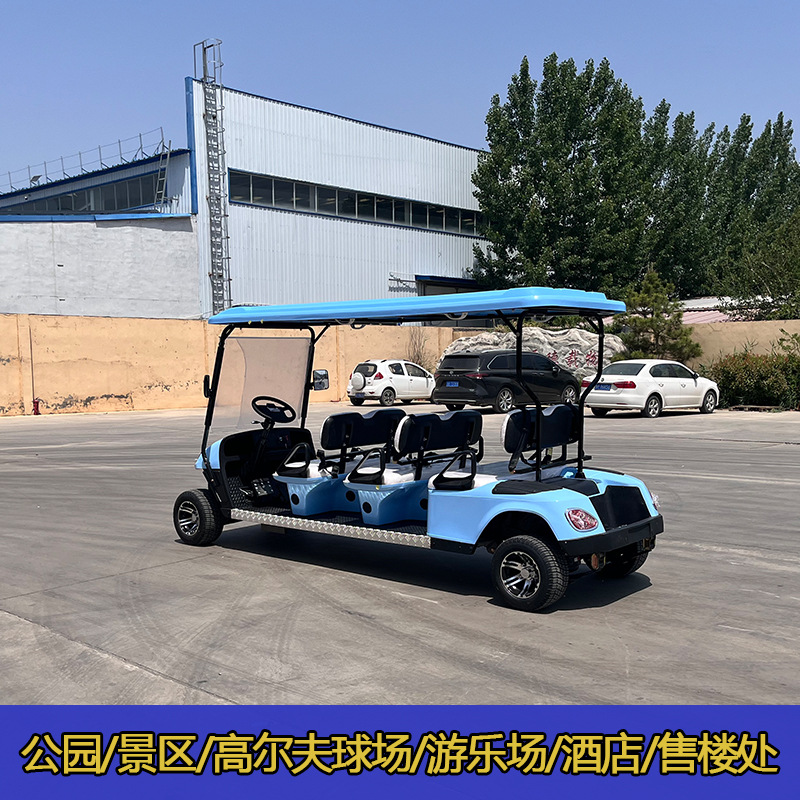 Golf Cart 4-Seater 6-Seater Electric Sightseeing Vehicle Four-Wheel Scenic Spot Tourist Shuttle Hotel Campus Reception Rv