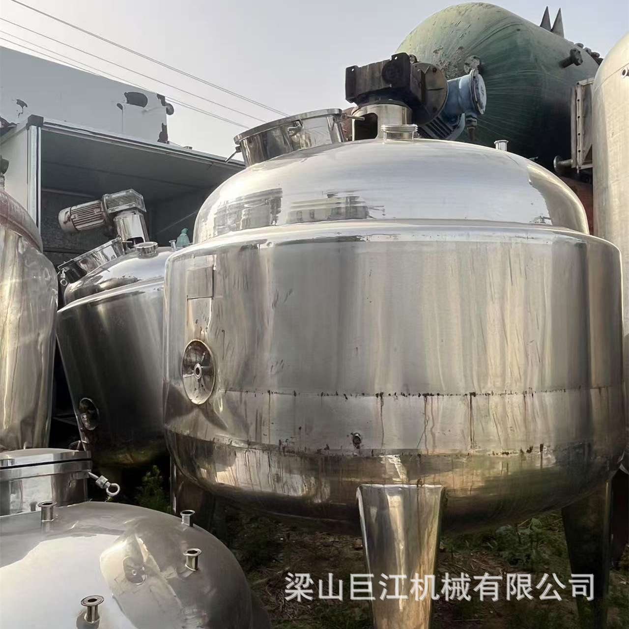Sell Used Stainless Steel Crystallization Tank Multi-Cubic Crystallization Tank Chemical Plant Pharmaceutical Plant Food Plant Equipment