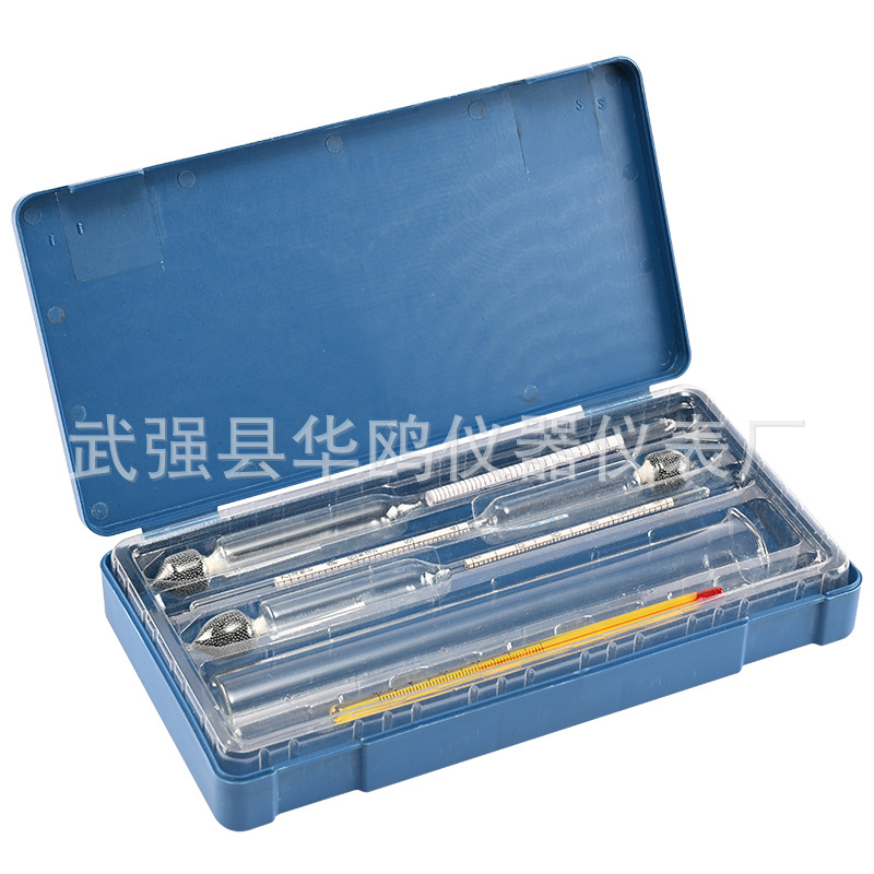 Factory supply with measuring cylinder suit five-piece alcohol meter alcohol measuring instrument suit household alcohol measuring meter