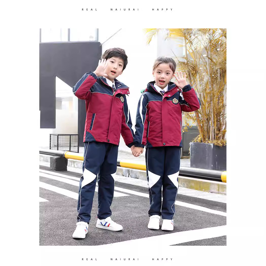 Primary School Students' Jackets, School Uniforms, Spring and Autumn Clothing, Middle and High School Uniforms, Wholesale Kindergarten Uniforms, Autumn and Winter Clothing