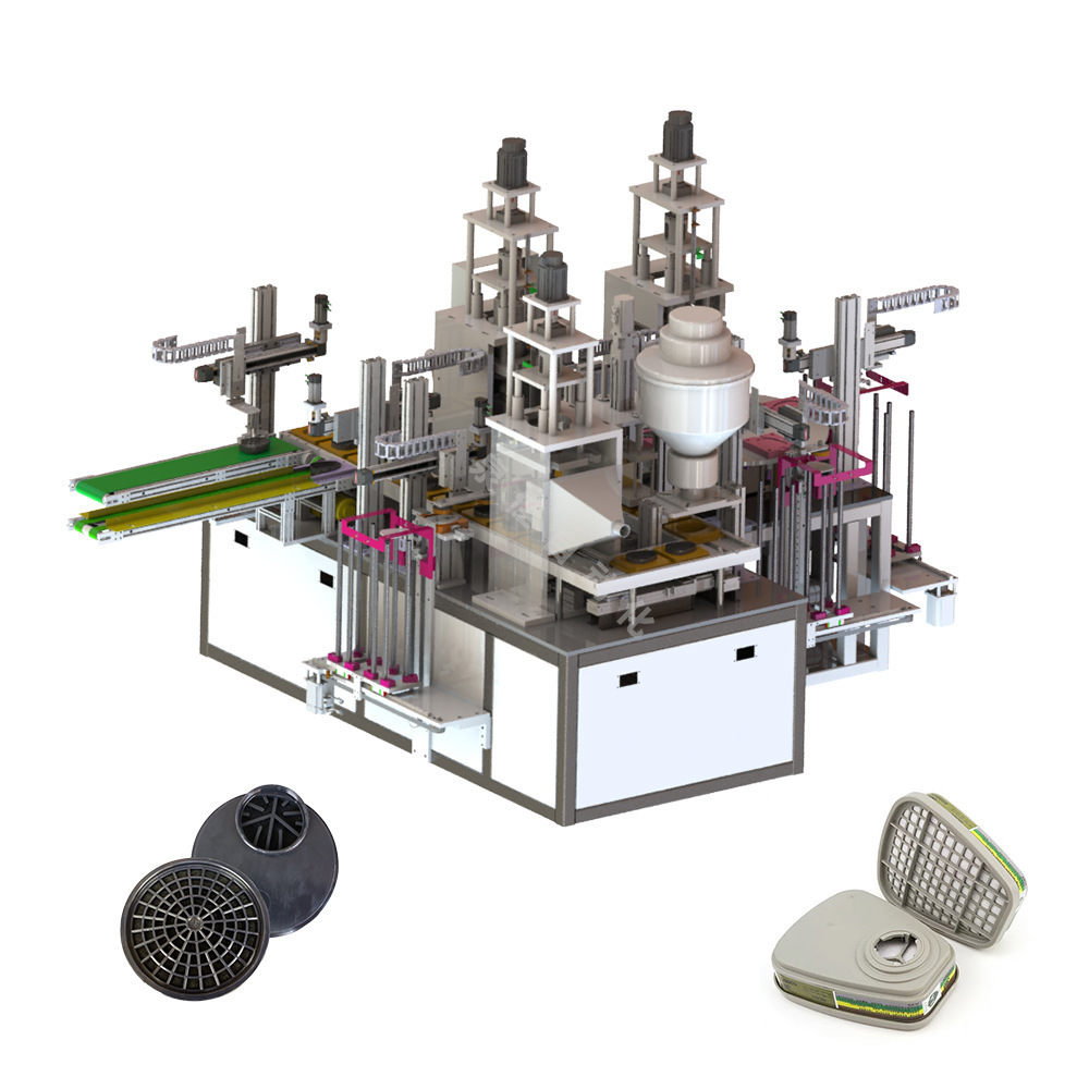 Source Factory Protective Mask Filter Box Filling Machine Fully Automatic Filter Box Machine Activated Carbon Mask Welding Machine