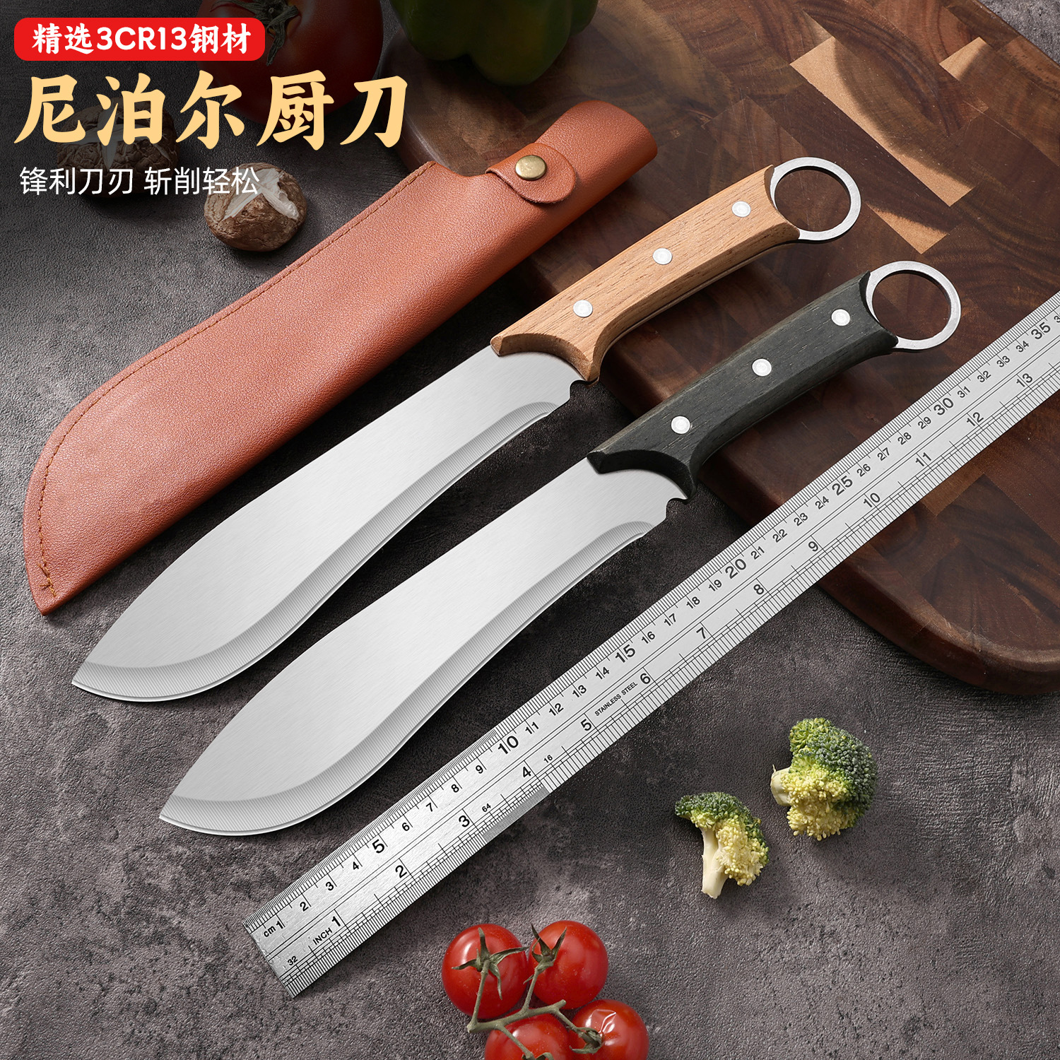 Нож для разделки костей, ручная ковка, многофункциональный