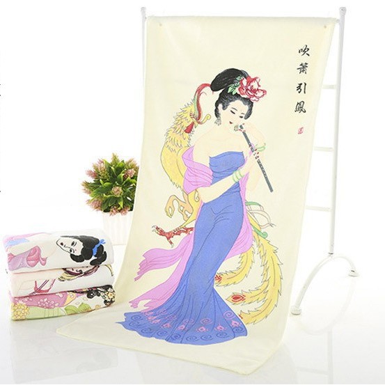 Microfiber Magic Color Changing Towel Printed Customized Creative Gift Temperature Changing Beauty Towel Anime Tricky Towel