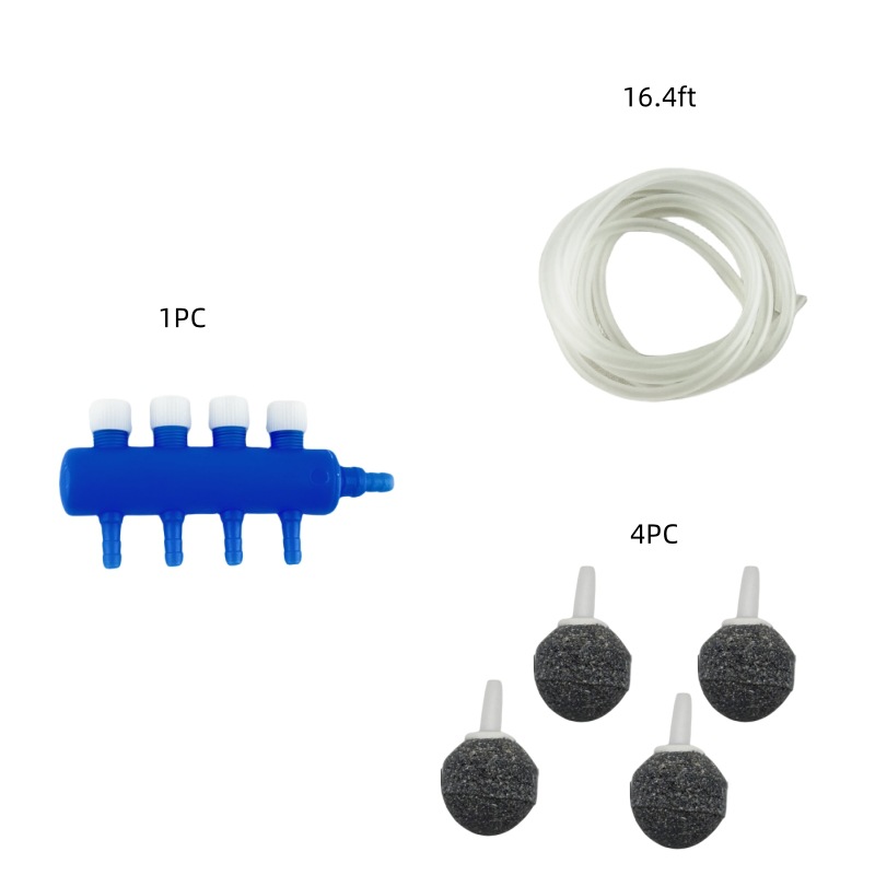 Shatou Air Stone Hose Complete Set of Fish Farming Oxygenation Tube Oxygenator Accessories Air Stone Pvc Hose Matching Diverter