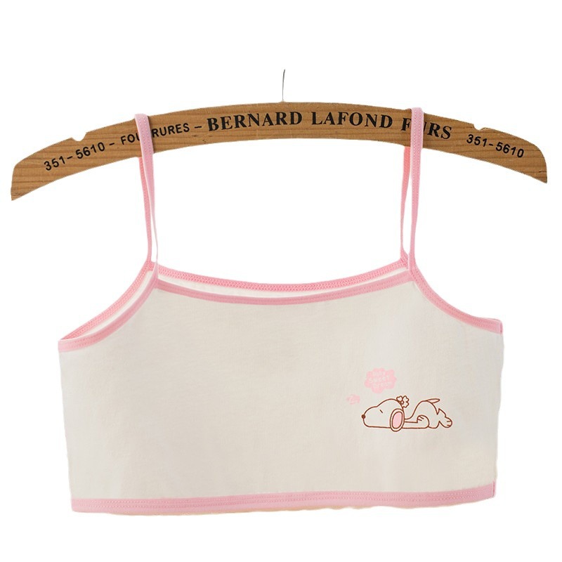 Manufacturers in stock girls small vest girls junior high school students pupils' developmental underwear comfortable breathable tube top