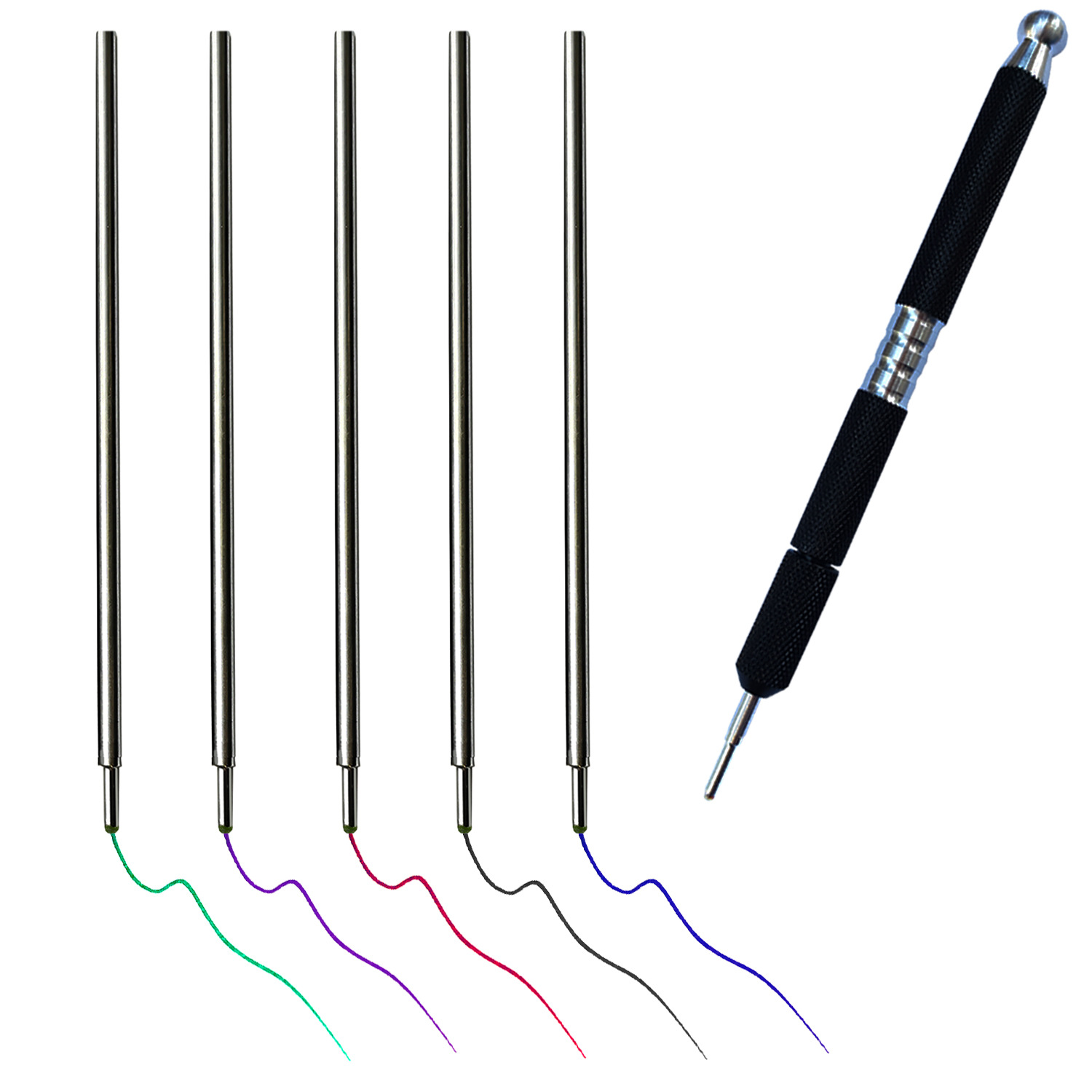 Refill tattoo transfer pen mark refill aluminum alloy tattoo transfer pen painting brush beauty eyebrow tattoo embroidery beauty makeup