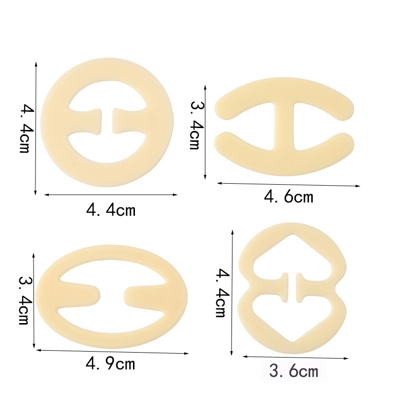 Underwear Anti-Slip Buckle Bra Shoulder Strap Buckle Chest Anti-Exposure Cross Shoulder Strap Buckle Invisible Adjustable Bra Fixed Buckle