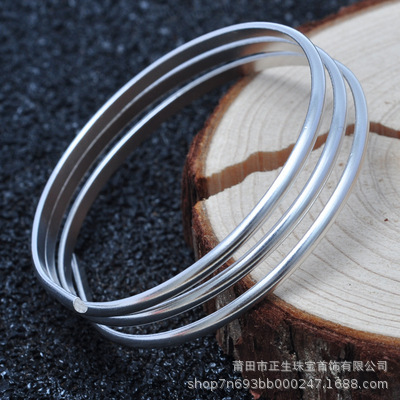S999 Pure Silver Wire Pure Silver Bar Half-Round Cut Silver Wire DIY Bracelet Ring Handmade Raw Materials DIY Materials