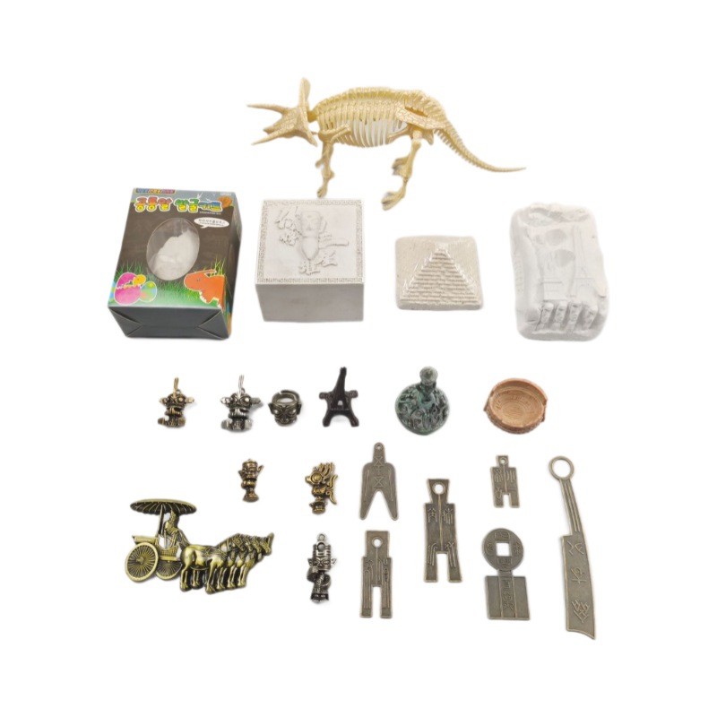 Cross-Border Customized Museum Archaeological Excavation Toys Scenic Spot Cultural and Creative Crafts Dinosaur Eggs Sanxingdui Treasure Digging