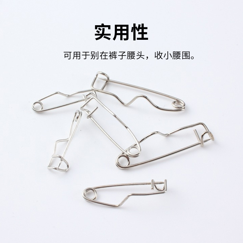 Factory Supply Wire Curved Pin Metal Shaped Buckle Pin Badge Medal Armband Curved Pin Clothing Brooch