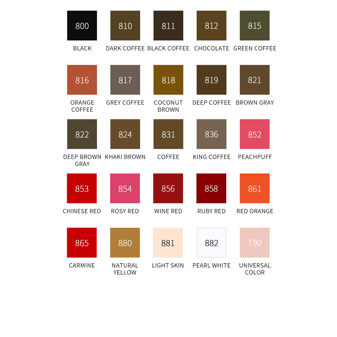 Tattoo Color Machine Manual Fog Eyebrow Plant Extraction Line Eyebrow Tattoo Color Quick Color Pattern Embroidery Color Emulsion