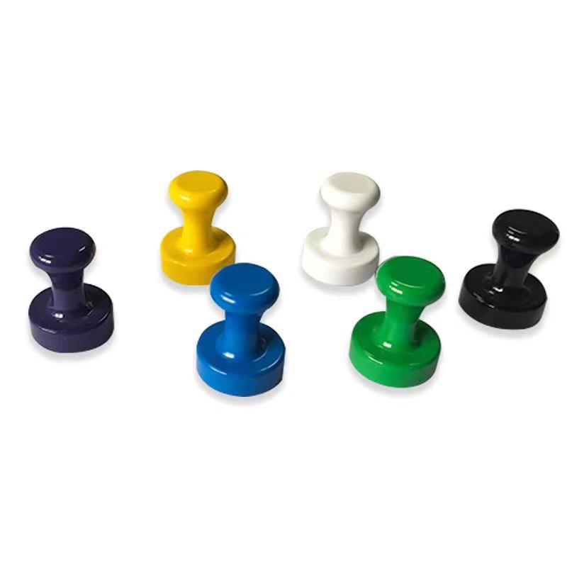 Spray Paint Water Plating Vacuum Plating Strong Magnetic Thumbtack Adsorption Drawing Board Magnetic Thumbtack Iron Shell 12*16*20/20*25/32*43