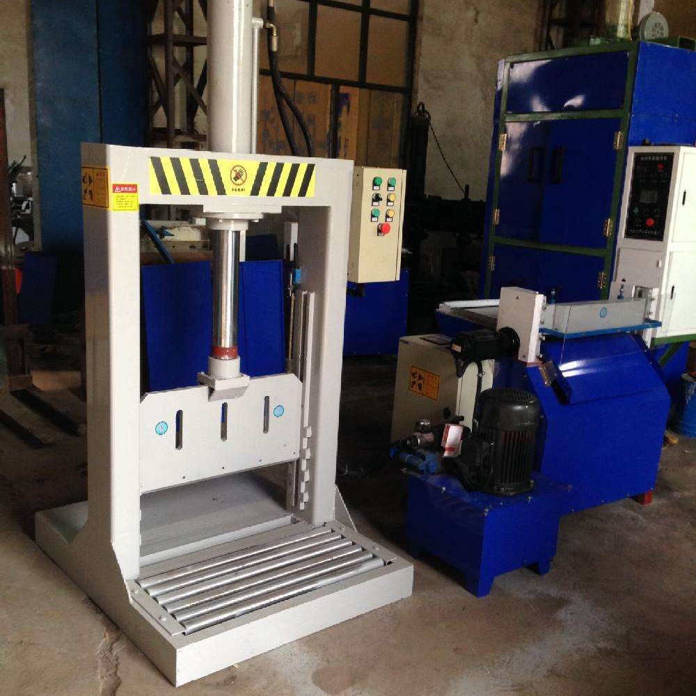 Glue Cutting Machine Rubber Oil Pressure Glue Cutting Machine Hydraulic Plastic Film Roll Single Knife Vertical Cutting Machine