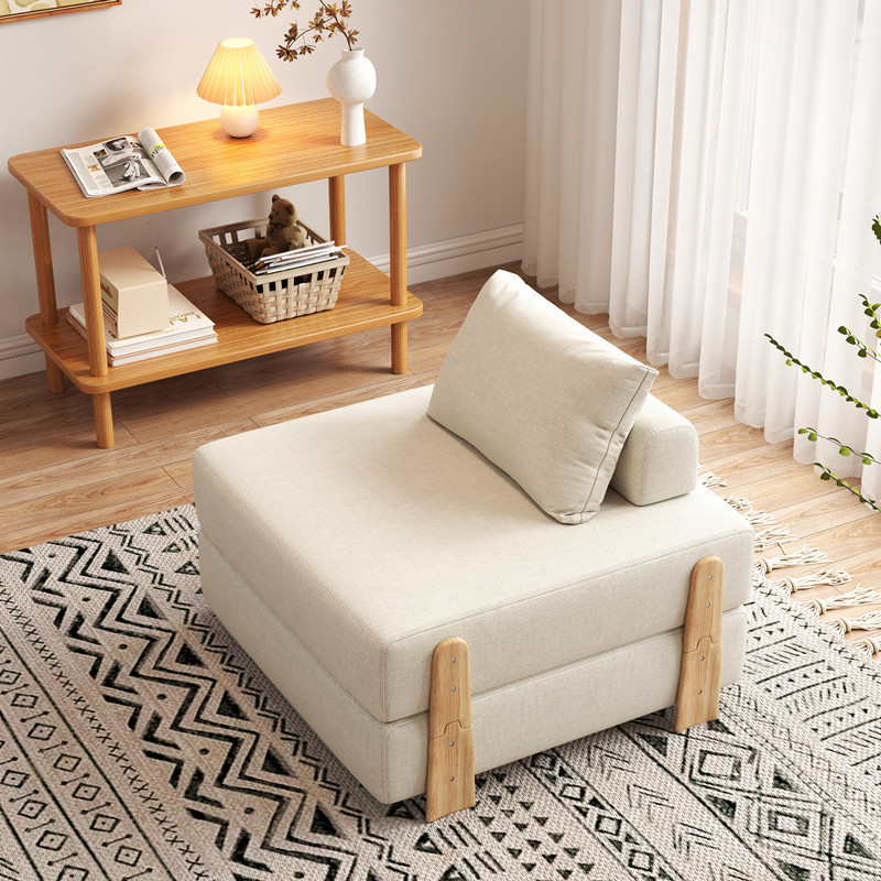 Диван-кровать Архат двухцелевой Необходимый ленивый раскладной диван Простой стиль Легкий в использовании Многофункциональный диван-кровать