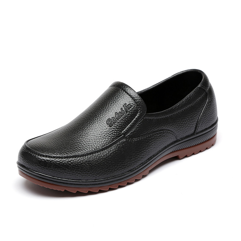 2024 E-Commerce Hot Model One-Piece Drop-Shipping Tendon-Soled Rain Boots Low-Top Non-Slip Kitchen Work Waterproof Shoes Manufacturer Wholesale