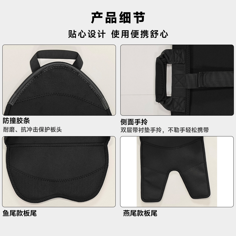 Wide Snowboard Edge Guard for Snowboard, Shoulder Protector, Anti-Collision Widened Version