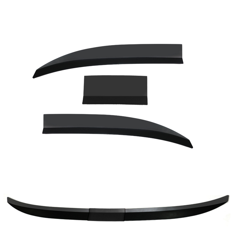 Car modification universal tail punch-free three-section adjustable paste personality sedan sports car wing decoration