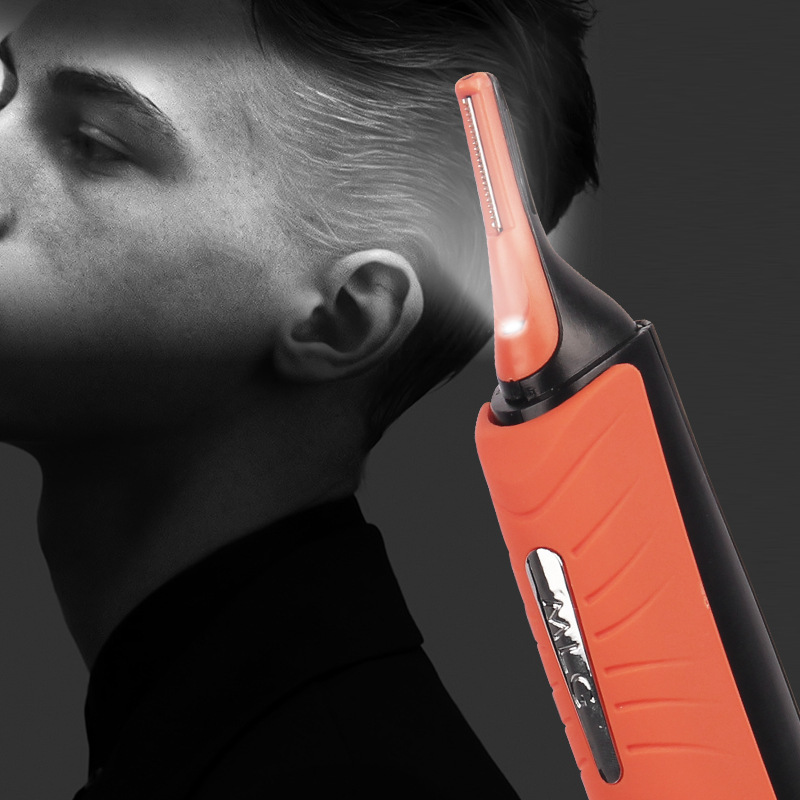 Cross-Border New Men's Multifunctional Shaver Led Light Electric Mini Shaver Eyebrow Trimmer