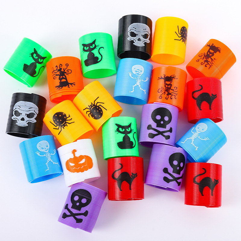 Кросс-Бордер Хэллоуин Пластиковый Весенний Круг Наука и Образование Веселый Дженга Мини Радужный Круг Детская Игрушка Производитель Оптовая Продажа