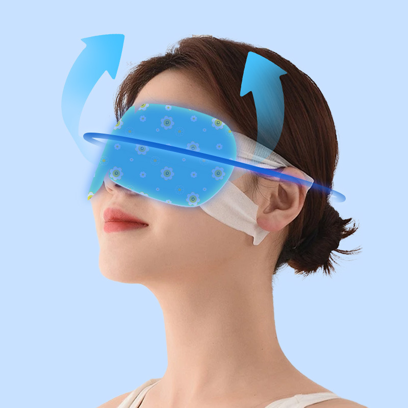 Hydrogel cold compress eye mask disposable ice compress eye protector cold soothing eye shading breathable sleeping eye mask