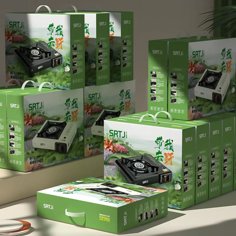 Портативная газовая плита Carthizer для барбекю и горячего котла