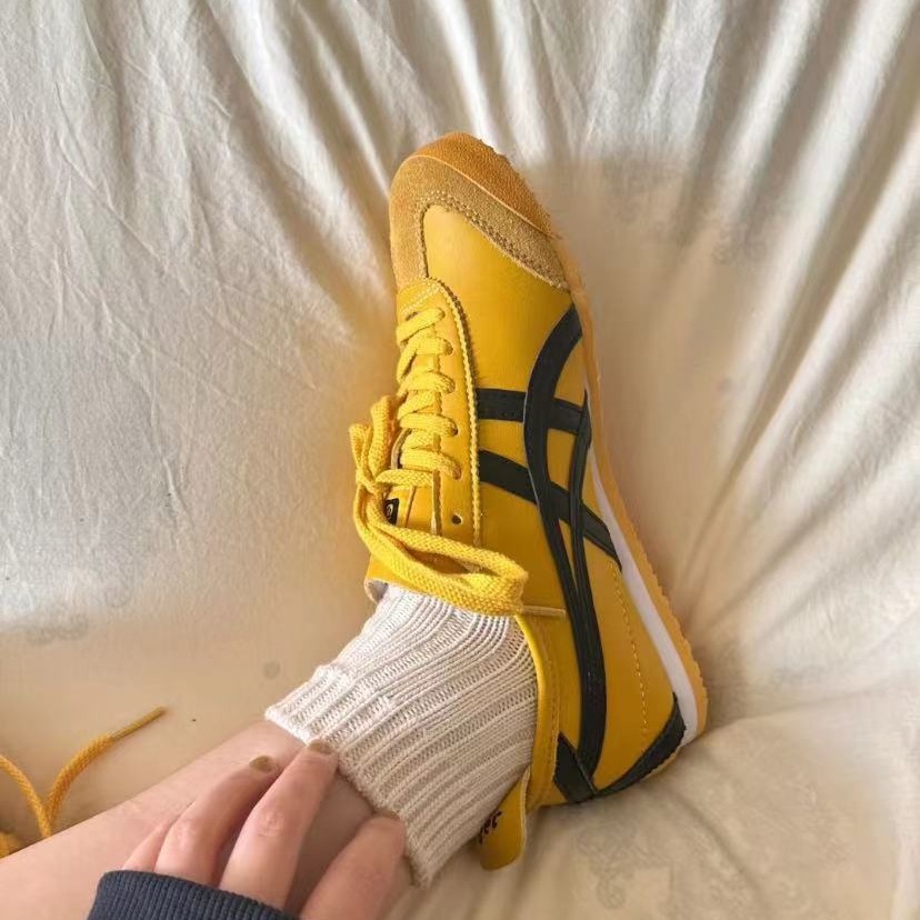 High Edition Osamuka Tiger Slip-on Putian De-training Shoes Casual Cowhide Board Shoes for Men and Women Couple sneaker