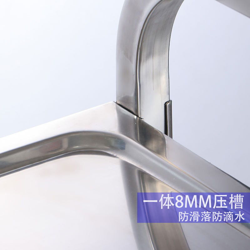 Thickened Stainless Steel Three-Layer Dining Cart, Hotel Food Delivery Cart, Catering Delivery Cart, Food Collection Cart, Bowl Collection Cart